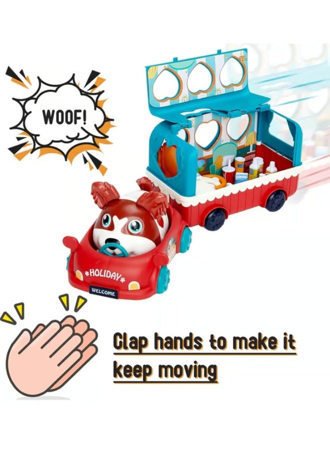 Interactive, walking, barking, voice-controlled, cute dog with fun caravan and accessories... - Image 3
